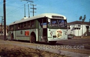 Los Angeles, CA USA Bus Unused crease left top corner