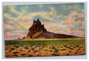 Vintage 1940's Postcard Shiprock New Mexico Landmark Mesa Verde National Park