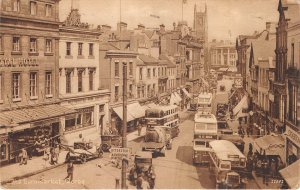 Lot354 the cornmarket derby westminster bank double decker bus car uk