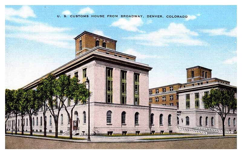 Postcard BUILDING SCENE Denver Colorado CO AQ5921