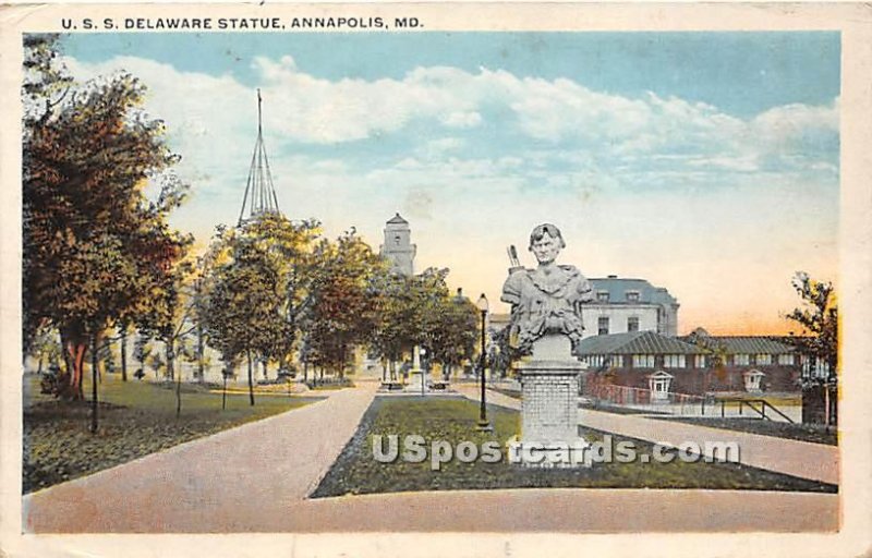 USS Delaware Statue in Annapolis, Maryland