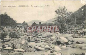 Old Postcard Haute Alsace Bitschwiller A picturesque view of the Thur