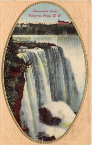 Niagara Falls New York c1910 Embossed Postcard Horseshoe Falls