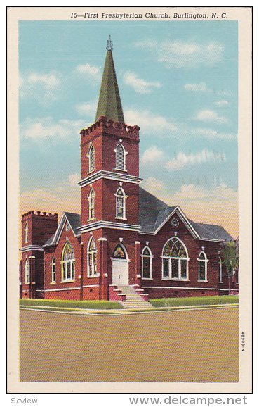 First Presbyterian Church, Burlington, North Carolina, PU-1969