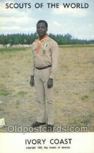 Ivory Coast Boy Scouts of America, Scouting Copyright 1968 Unused 