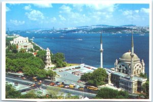 M-80443 The Mosque of Dolmabahçe and the Bosphorus Istanbul Turkey