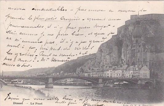 Belgium Dinant Le Pont 1906