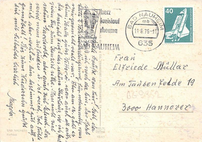 BG9952 bad nauheim kurhaus   germany