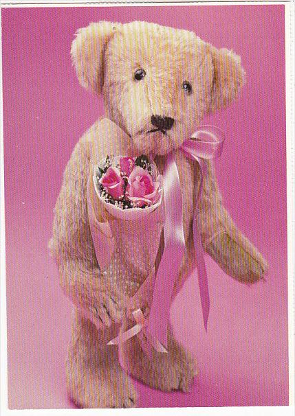 Handmade Silly Basil Teddy Bear Crafted by Linda Speigel