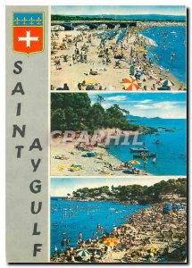 Modern Postcard The French Riviera Saint Aygulf The Great Beach The Beach