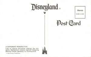 Disneyland Sleeping Beauty Castle a Different Perspective Vintage Postcard 07.75