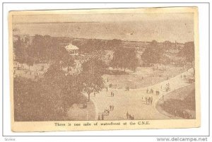 There is one mile of waterfront at the C.N.E.,Toronto, Canada,00-10s