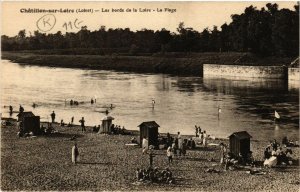 CPA CHATILLON-sur-LOIRE - Les Bords de la Loire - La Plage (632108)