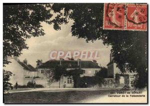 Old Postcard Foret Senart Crossroads Pheasantry