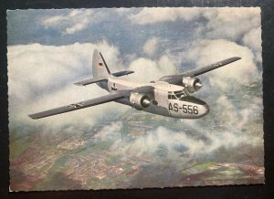 Mint Germany Color Picture Postcard Army Transportation Airplane Pembroke