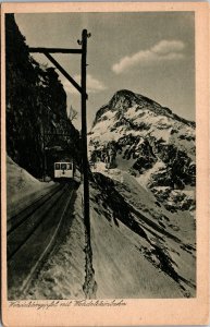 Vtg Germany Wendelsteingifel mil Wendelsteinbahn Railway Postcard