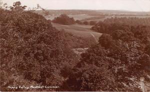 RUSTHALL COMMON KENT UK VIEW OF HAPPY VALLEY REAL PHOTO H H CAMBURN POSTCARD