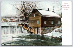 Down Mill Bristol Connecticut CT Antique Old Grist Mill Postcard