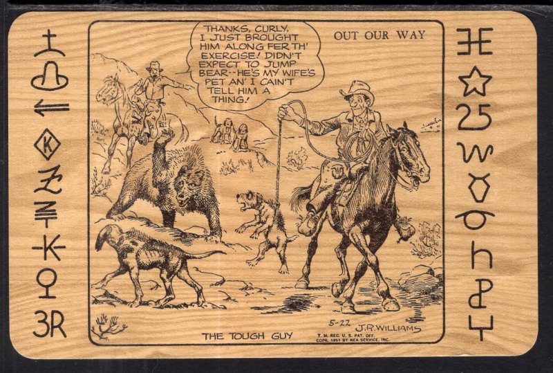 The Tough Guy J R Williams Western Comic