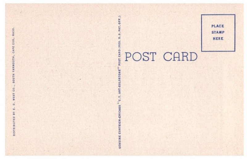 Ye Old Town Crier Provincetown Cape Cod Massachusetts Postcard