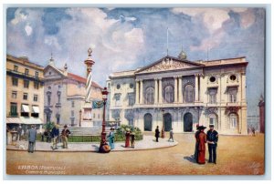 c1920's Camara Municipal Lisboa Portugal RMSP Oilette Tuck Art Postcard