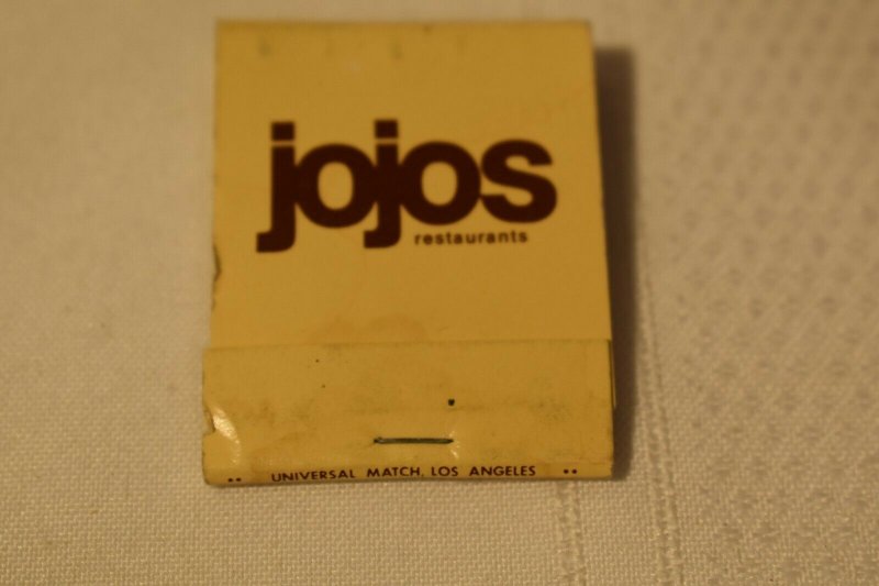 Jojos Restaurants 20 Strike Matchbook