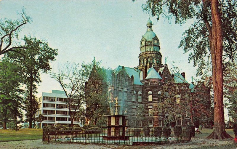 Warren, OH Ohio  TRUMBULL COUNTY COURT HOUSE & Office Building VINTAGE  Postcard