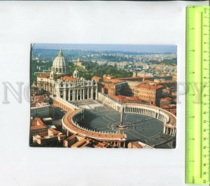 468272 2010 RPPC Germany Italy Rome Vatican St.Peter Square Variable value stamp