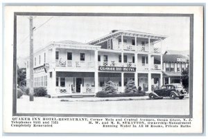 c1910 Quaker Inn Hotel Restaurant Ocean Grove New Jersey NJ Vintage Postcard