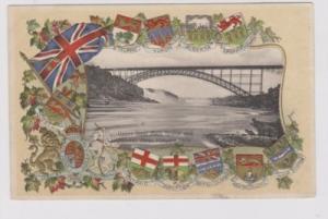 Canada Niagra Falls 1909 Embossed Postcard Upper Street A...
