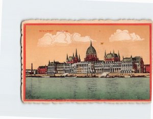 Postcard Országház Budapest Hungary