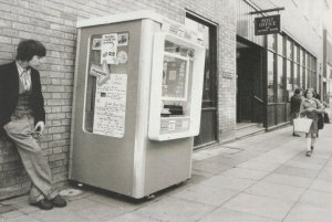 Lottery Kiosk Davey Place Post Office Norwich Norfolk in 1970s Postcard