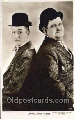 Laurel & Hardy Actor / Actress Movie Star Unused 