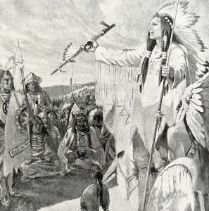 Hiawatha Iroquois League 1899 Victorian American History Ephemera DWZ2