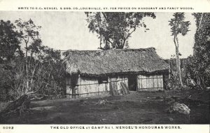 br. honduras, BELIZE, The Old Office at Mengel's Mahogany Camp No. 1 (1900s)