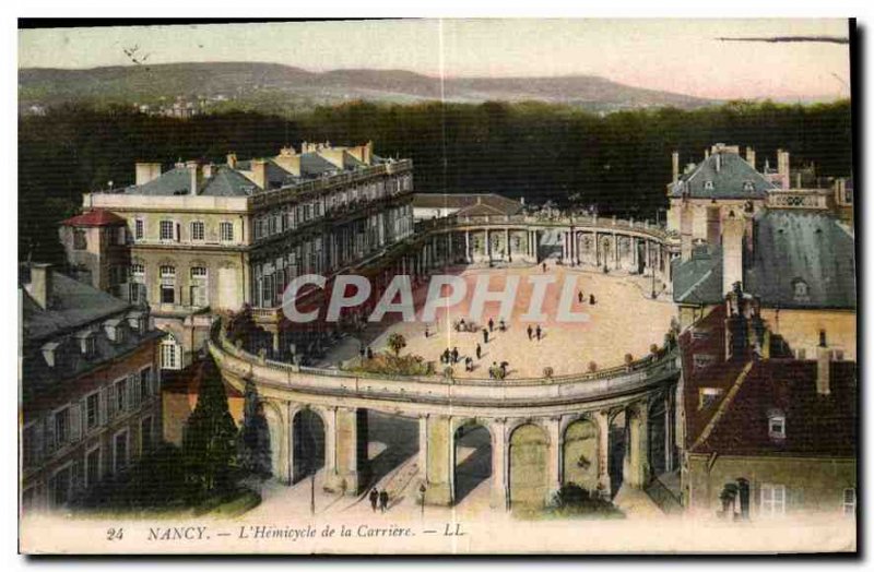 Old Postcard Nancy Hemicycle of the Carriere