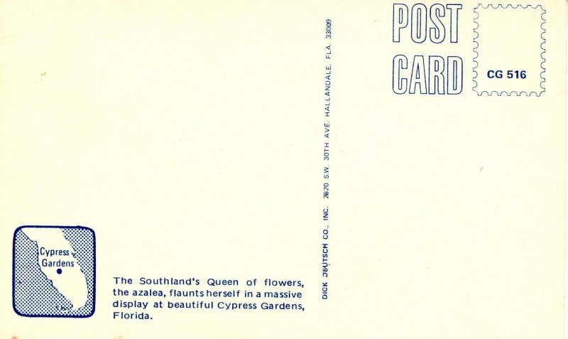 FL - Cypress Gardens. Azaleas Everywhere