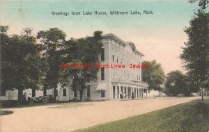 MI, Whitmore Lake, Michigan, Lake House, 1913 PM, AS Lyndon Pub 