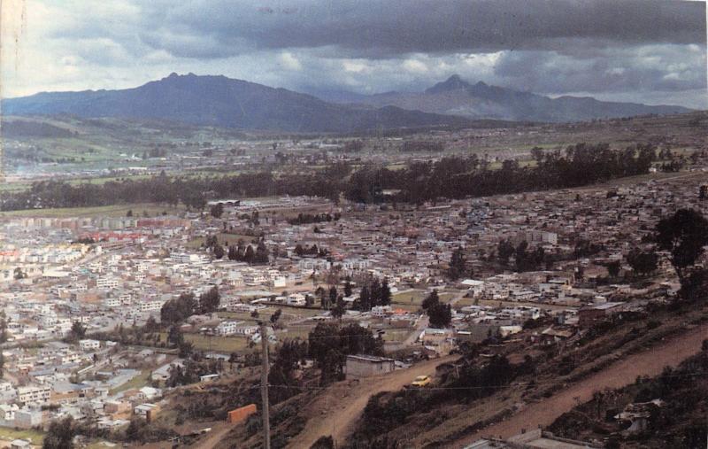 SUR de QUITO ECUADOR VISTA PANORAMICO POSTCARD