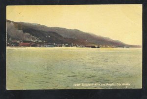 TREADWELL MINE DOUGLAS CITY ALASKA 1910 VINTAGE POSTCARD