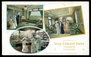 dc1096 - TORONTO Postcard 1910s King Edward Hotel Multiview
