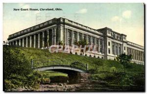 Postcard Old House New Courth Cleveland Ohio