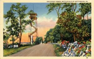 PA - Gettysburg. Oak Ridge Tower