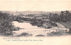 Scarboro Pond in Boston, Massachusetts Franklin Park.