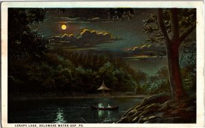 Lenape Lake, Delaware Water Gap PA Vintage Postcard Y14