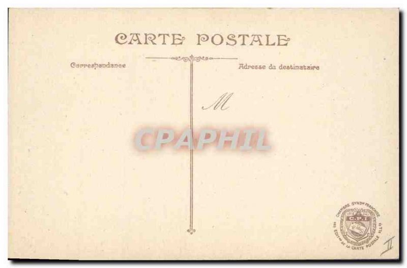 Old Postcard Militaria Reims