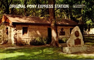 Nebraska Gothenburg City Park Original Pony Express Station