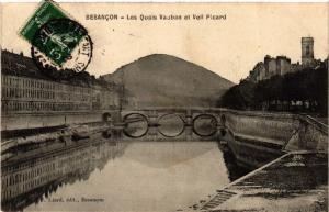 CPA BESANCON - Les Quais Vauban et Veil Picard (486895)