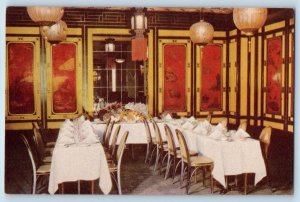 Philadelphia Pennsylvania Postcard Kugler's Chestnut Restaurant Dining Room 1940