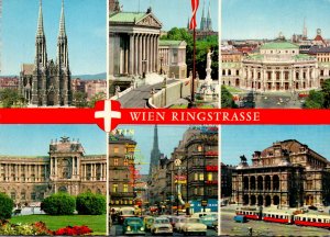 Austria Wien Vienna Ringstrasse Multi View 1970